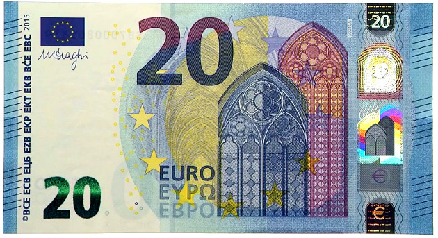 Conoce todos los detalles del nuevo billete de 20 euros