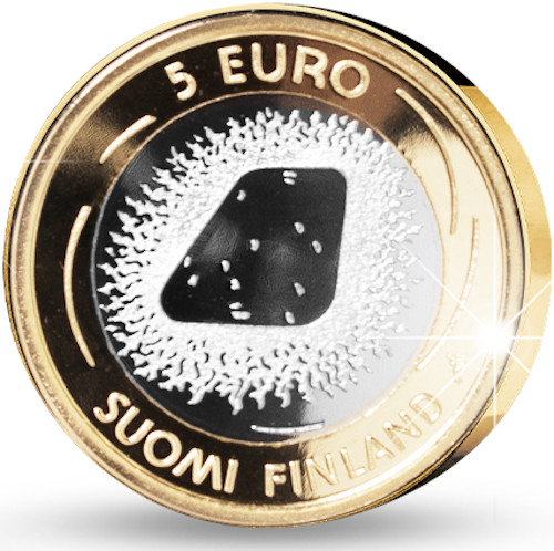 Vuelven las monedas de 5 euros bimetálicas de Finlandia